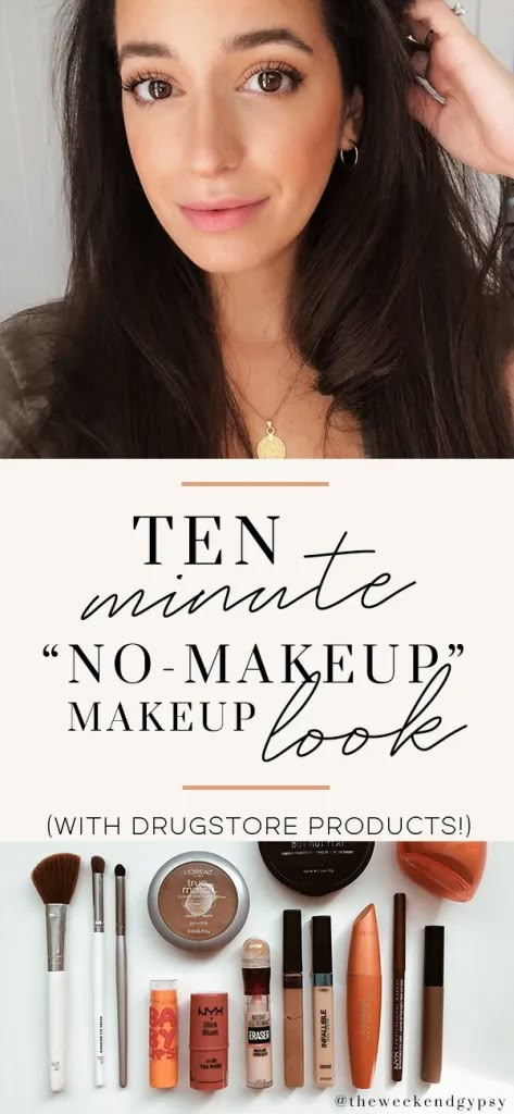 Easy Natural Makeup, No Make Up Make Up Look, Natural Makeup Look Tutorial, Simple Makeup Natural, Natural Makeup For Brown Eyes, Natural Makeup Ideas, Natural Hair Treatments, Natural Makeup Look, Smink Inspiration