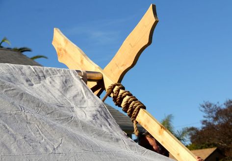 Viking Tent Diy, Larp Tent, Fantasy Tavern, Tent Diy, Viking Tent, Sca Camping, Viking Camp, Viking Party, Diy Tent