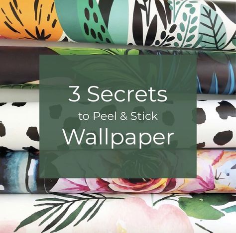 Wanna hear a secret? How about THREE secrets 😉...about peel-and-stick wallpaper?! 🤩 By all means, read on! #MUSEWallStudio #peelandstickwallpaper #wallpaper #removablewallpaper #bestwallpaper #homedecor Removable Wallpaper For Renters, Newest Gadgets, Wallpaper Textured Walls, Peal And Stick Wallpaper, Wallpaper For Small Bathrooms, Wallpaper Accent Wall Bathroom, Closet Wallpaper, Sticky Wallpaper, Peel N Stick Wallpaper