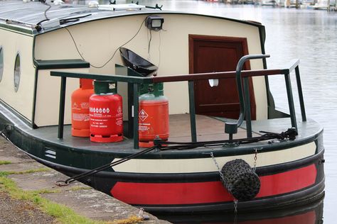 Gas can be used safely on-board a narrowboat with correct installation and storage Gas Lpg, Narrow Boats, Gas Cans, Lockers, Boats, Canning