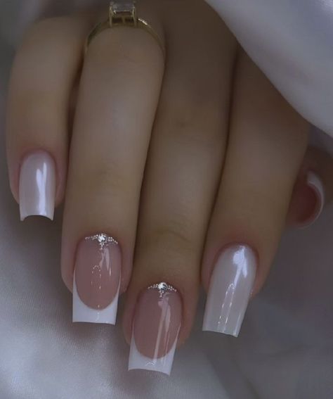 Natural Fake Nails, Romantic Nails, Fancy Nails Designs, Simple Gel Nails, Glow Nails, French Acrylic Nails, Fall Acrylic Nails, Pretty Nail Art Designs, Acrylic Nails Coffin Short