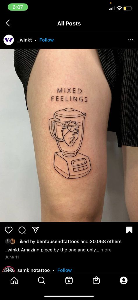 Feeling Tattoo, Feelings Tattoo, Mixed Feelings, Skull Tattoo, Geometric Tattoo, Tattoo Artists, Tattoo Quotes, Tatting, Feelings