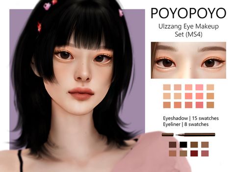 Sims 4 Cc Eye Makeup Patreon, Sims 4 Kpop Cc Makeup, Sims4 Korean Makeup, Eye Contact Sims 4 Cc, Asan333 Sims 4 Cc, Sims 4 Soft Makeup, Sims 4 Mods Makeup Patreon, Sims 4 Cc Soft Makeup, Sims 4 Cc Patreon Makeup Set