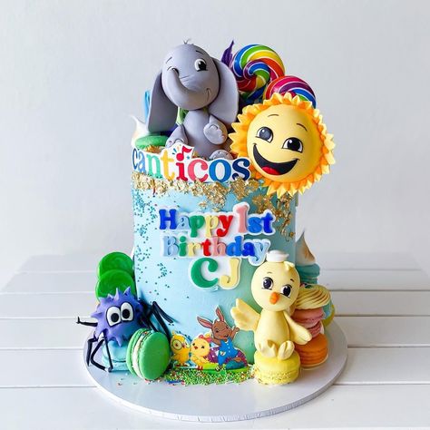 Canticos birthday cake CANTICOS Canticos Cake Ideas, Canticos 1st Birthday Party, Cánticos Cake, Canticos Birthday Cake, Canticos Birthday Party, Canticos Party, Nick Jr Birthday, 1st Birthday Party Themes, Kids Birthday Themes