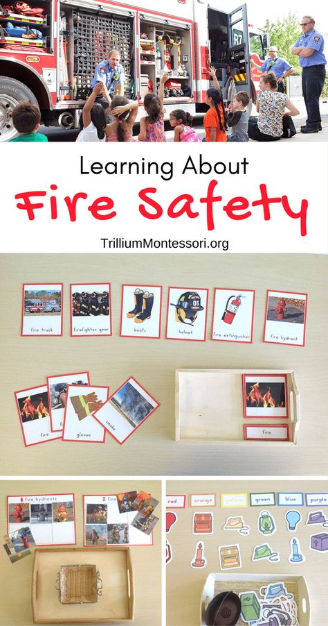 Preschool activities for learning about Fire Safety Learning About Firefighters, Fire Fighters Activities For Preschool, Preschool Firefighter Activities, Fire Fighter Preschool, Safety Preschool Activities, Fire Fighters Preschool, Fire Prevention Week Preschool, Firefighter Activities, Preschool Firefighter