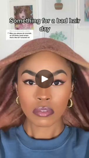 1M views · 3.6K reactions | Head wrap - Something for a bad hair day.

 #headscarf #headwrap #headwraptutorial #headwrapstyle #headwrapqueen #womensfashion | Yakoema | Chris Brown · Angel Numbers / Ten Toes Brown Angel Numbers, Headwrap Tutorial, Head Wrap Styles, Atkins Diet, Angel Numbers, Bad Hair Day, Chris Brown, Bad Hair, Head Wrap