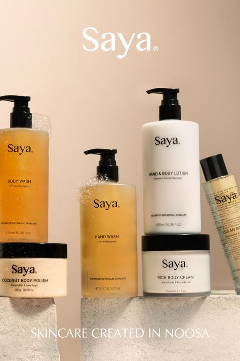 Saya offers luxurious botanical skincare that fuses the complex science of nature into simple skincare routines Luxury Skincare Packaging, Shampoo Packaging, Skincare Logo, Skincare Routines, Botanical Skincare, Skincare Packaging, Simple Skincare Routine, Shower Oil, Beauty Products Photography