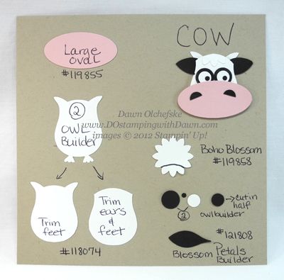 Cow Punch Art, Owl Punch Cards, Scrapbook Punches, Paper Punch Art, Punch Art Cards, Owl Punch, Owl Card, Card Making Tips, Craft Punches