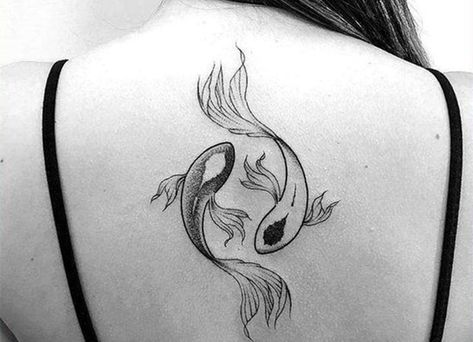 50+ Pisces Tattoo Designs And Ideas For Women (With Meanings) Pisces Tattoo Designs, Gang Tattoos, Pisces Tattoo, Saved Tattoo, Yin Yang Tattoos, Bug Tattoo, Pisces Tattoos, Koi Fish Tattoo, Fish Tattoo