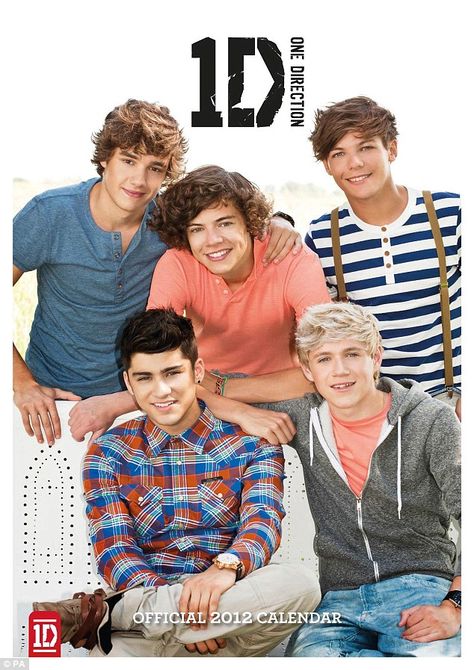 The front cover of the official 2012 One Direction calendar... One Direction Poster, One Direction Birthday, One Direction Group, One Direction Fotos, Four One Direction, One Direction Facts, 13 Birthday, One Direction Louis, Groups Poster