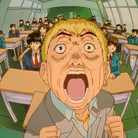 Animé : GTO Anime Teacher Teaching, Gto Art, Anime Gang, Ichigo Kurosaki Wallpaper, Great Teacher Onizuka, Swag Pics, One Piece Cartoon, Vintage Anime, Chinese Cartoon