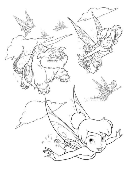 Tinkerbell Adventure coloring page Tinkerbell Coloring Pages, House Colouring Pages, Disney Tinkerbell, Pixie Hollow, Fairy Coloring Pages, Coloring Page Ideas, Fairy Coloring, Disney Colors, Tattoo Art Drawings