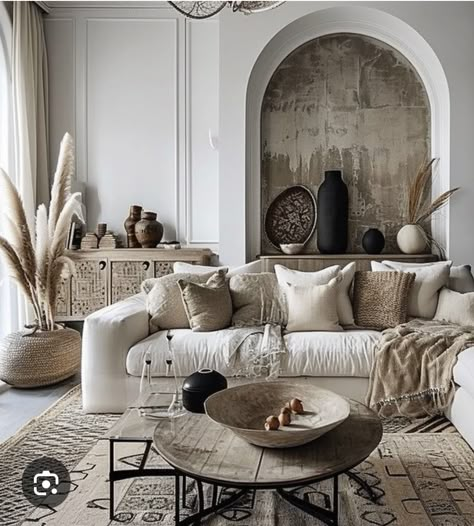 Modern Boho Living Room Ideas, Boho Living Room Ideas, Bohemian Living Room Decor, Modern Boho Living Room, Boho Interior Design, Boho Living Room Decor, Layered Rugs, Artisan Rugs, Bohemian Living