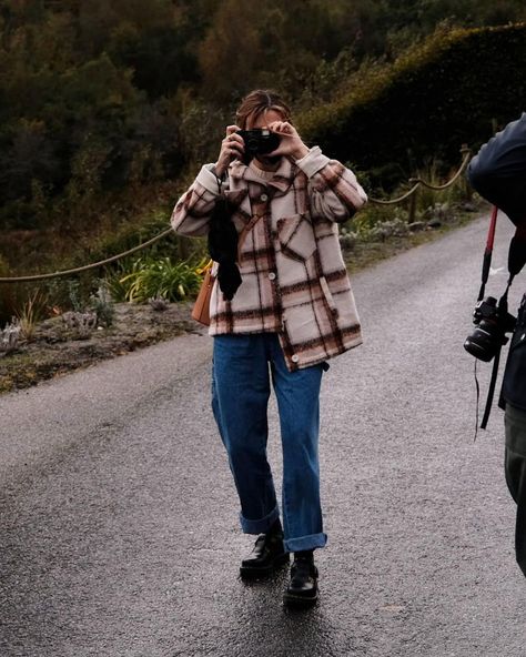 Marzia Bisognin Outfits, Marzia Bisognin Style, Plaid Jacket Outfit, Marzia Kjellberg, Marzia Bisognin, Future Style, Professional Wardrobe, Plaid Jacket, Fall Winter Outfits