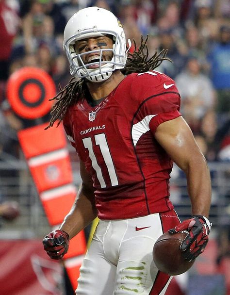 Larry Fitzgerald of the Arizona Cardinals Larry Fitzgerald, Cardinals Football, Nfl Arizona Cardinals, Phoenix Suns, Arizona Cardinals, Cardinals, Football Team, Football Helmets, Phoenix