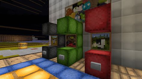 Minecraft Arcade Ideas, Minecraft Arcade Machine, Minecraft Ticket Booth, Arcade Minecraft, Minecraft Arcade, Minecraft Creative Ideas, Casa Minecraft, Minecraft Modern City, Minecraft Idea