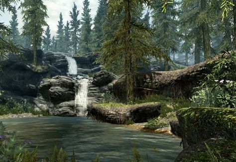 skyrim scenery - Google Search Skyrim Wallpaper, Bethesda Games, Elder Scrolls V Skyrim, Game Environment, The Elder Scrolls, Elder Scrolls, Skyrim, Fantasy Landscape, Fantasy World