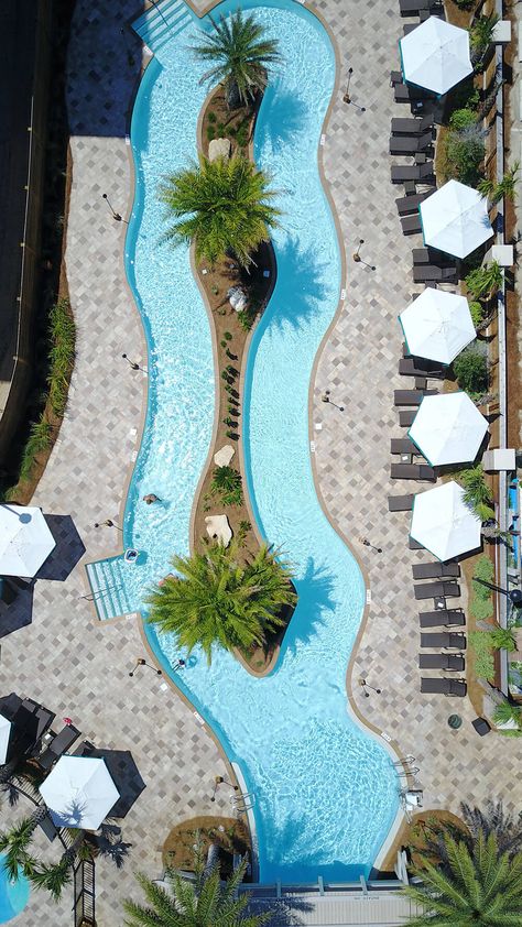 Pool Design Modern, Lazy River Pool, Cheap Pool, Hotel Swimming Pool, Diy Swimming Pool, Pool Picture, Lazy River, Luxury Pools, Resort Design