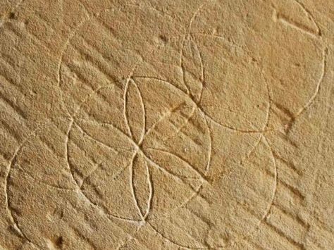 Mummified cats, ‘witch marks’ and children’s boots in your walls: The secret objects and hidden magic symbols used to trap evil spirits : THE HORROR MOVIES BLOG Apotropaic Symbols, Witch Marks, Flower Of Life Symbol, Witch Stuff, Movie Blog, Magic Symbols, Chimney Breast, Wheel Of Life, Life Symbol