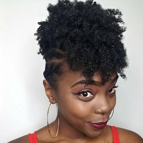 (@kinks2curls) on Instagram: “@typicalblaqueen Hairstyles Diy, Cut Life, 4c Natural Hair, Wash And Go, Faux Hawk, Big Chop, Natural Styles, 4c Hairstyles, Be Natural