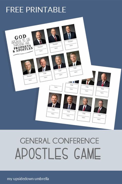 General Conference Apostles Activity Lds General Conference Activities 2023, Primary General Conference Ideas, Lds General Conference 2023, General Conference Handouts For Primary, Activity Days Lds Ideas General Conference, General Conference Activity Days, General Conference Packets 2023, General Conference 2023, Activity Days General Conference Prep