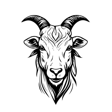 Check this out on SVG.io Goat Svg, Goat Head, A Goat, Deco Wedding, Free Svg Cut Files, Wedding Idea, Simple Shapes, Free Svg, Cricut