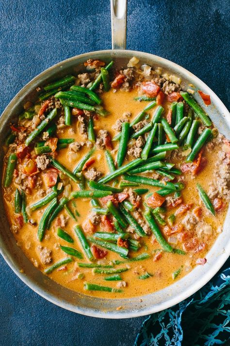 Beef Tinaktak – The Domestic Man Health Ground Beef Recipes, Beef And Green Beans Recipe, Perfect Health Diet, Paleo Friendly Recipes, Ground Beef Dishes, Coconut Milk Recipes, Beef Curry, Primal Recipes, Ground Beef Recipes For Dinner