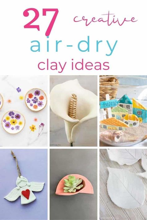 Get creative with simple and fun air dry clay ideas. Whether you're a beginner or experienced crafter, you'll find projects to enjoy here. #airdryclayideas #amberoliver Diy Sculpey Clay Projects, How To Paint Air Dry Clay Tutorials, Paint For Air Dry Clay, Best Homemade Air Dry Clay, Beginner Air Dry Clay Projects, Air Dry Clay Diy Ideas, Homemade Airdry Clay How To Make, How To Dye Air Dry Clay, Diy Clay Crafts Air Dry