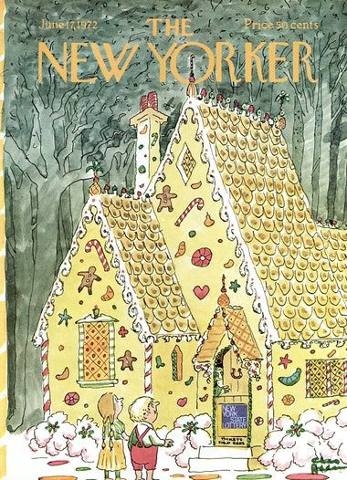 New Yorker Christmas, Charles Addams, Cartoon Witch, The New Yorker Magazine, New Yorker Magazine, New Yorker Covers, New Yorker Cartoons, Christmas Cover, Cover Story