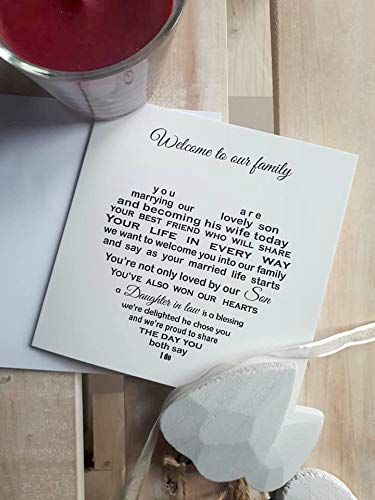 Daughter In Law Quotes, Wedding Parents, Parents Of The Groom, Wedding Day Quotes, Groom Card, Wedding Notes, Wedding Print, Daughter In Law Gifts, Wedding Poems