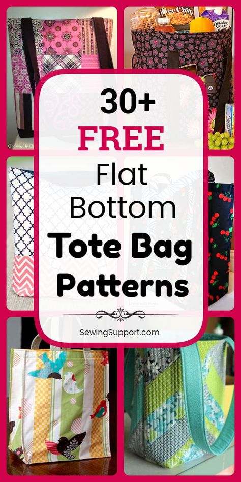 Free Tote Bag Patterns, Tote Bag Patterns, Tote Crochet, Tote Bag Pattern Free, Simple Tote, Bag Pattern Free, Market Tote Bag, Tote Bags Sewing, Free Tote