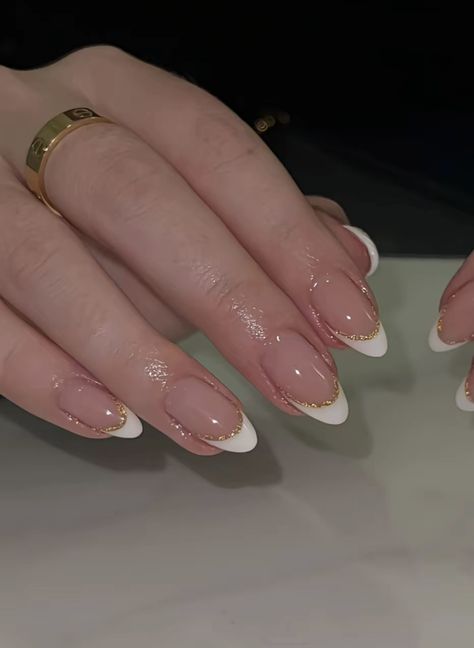 Engagement Nail, Classic French Nails, Uñas Cute, Flare Nails, Bridal Nails Designs, Spring Break Nails, Engagement Nails, Nail Aesthetic, Korean Nail