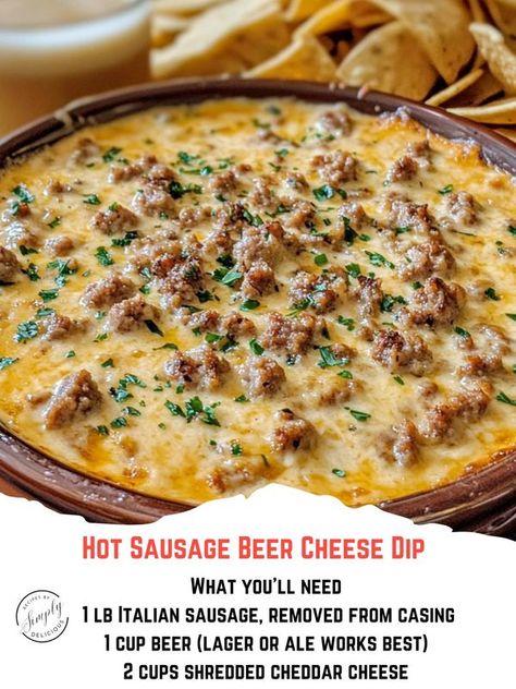 Dubliner Cheese Recipes, Hot Sausage Beer Cheese Dip, Cheese Beer Dip, Sausage Beer Cheese Dip, Dubliner Cheese, Dips Savory, Beer Dip, Beer Cheese Dip, Hot Sausage