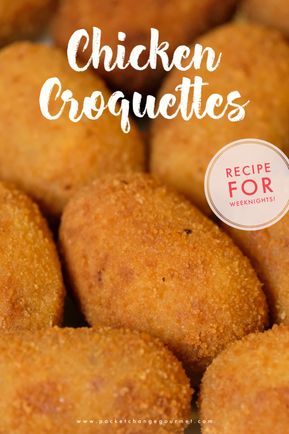 Chicken Crockets, Chicken Croquettes Recipe Easy, Chicken Potato Croquettes, Meat Croquettes Recipe, Dutch Croquettes Recipe, Crockets Recipe, Potatoe Croquettes, Kroketten Recipe, Chicken Snacks Recipes