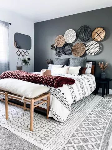 Bedroom Ideas For Couples, Ideas For Couples, Affordable Home Decor, Master Bedrooms Decor, Bedroom Themes, Home Fashion, My New Room, Platform Bed, Bedroom Makeover