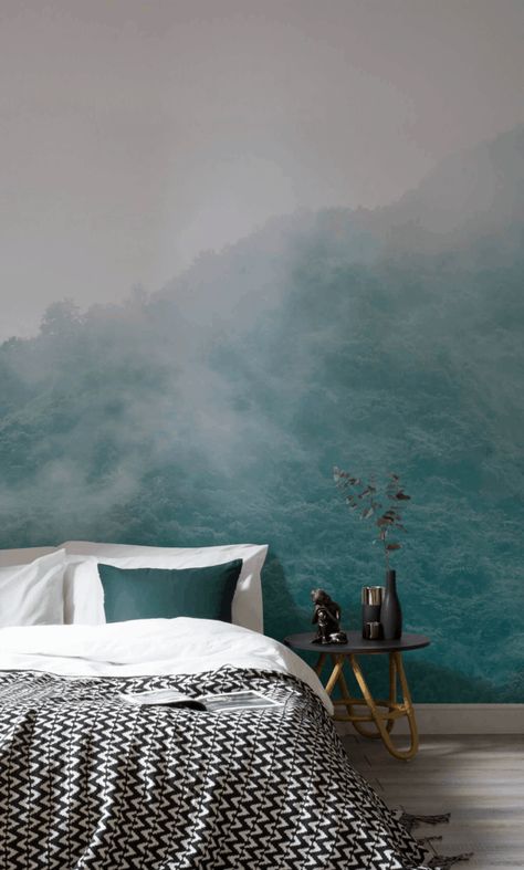 13 No Headboard Ideas for Your Bedroom - Life's AHmazing! Diy Modern Bed, Forest Wallpaper Bedroom, Birthday Baddie, King Size Bed Designs, Minimalist Bed Frame, Bed Makeover, Simple Bed Designs, White Bed Sheets, Bed Design Ideas