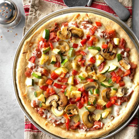 Low Sodium Pizza, Pizza Vegetarian, Vegetarian Pizza Recipe, Veggie Pizza Recipe, Resep Pizza, Bruschetta Recipe, Meatless Dinner, Veggie Pizza, Vegetarian Pizza