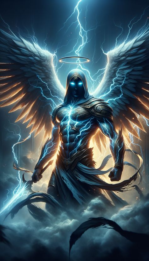 Our Angel Art brings a touch of celestial peace into your life, each piece a tranquil portrayal of divine elegance. Angel Warrior Male, Hierarchy Of Angels, Cards Joker, Saint Michael Angel, Angel Warrior Tattoo, Bad Angel, Divine Angel, Fallen Angel Art, Guardian Angel Pictures