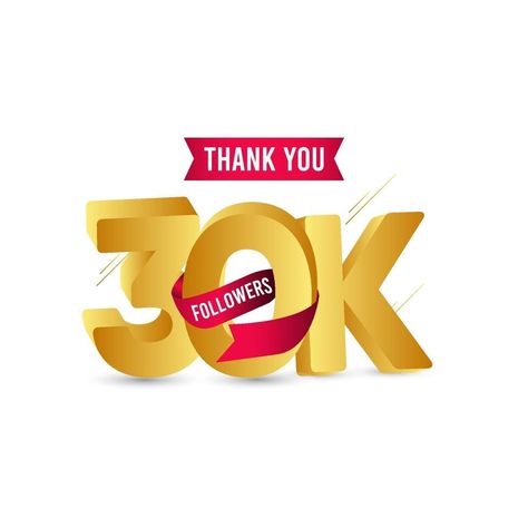 Thank You 30 K Followers Vector Template Design Illustration 30k Followers Thank You, 30 K Followers, Iphone Wallpaper Bright, Wallpaper Bright, Andy Lau, 30k Followers, Brother And Sister Love, Graphic Design Photoshop, Design Photoshop