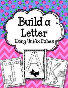 These adorable cards are the perfect way to have your students practice making… Unifix Cube Activities, Academic Activities, Reading Readiness, Prek Literacy, Unifix Cubes, Literacy Centres, Alphabet Centers, Abc Cards, Set Life