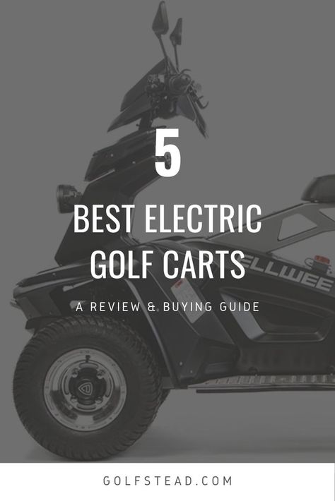 The traditional four-wheel golf cart has been around for decades. Newer electric golf carts are like miniature electric cars that can effortlessly get up to four people around the course without the fuel considerations that come with gas-powered carts. We review the best ones here: https://golfstead.com/best-electric-golf-carts #golf #golfing #golfcart Wheeled Cart, Golf Trolley, Pull Cart, Electric Golf Cart, Four People, Golf Bag, Amazon Associates, Electric Power, Golf Cart