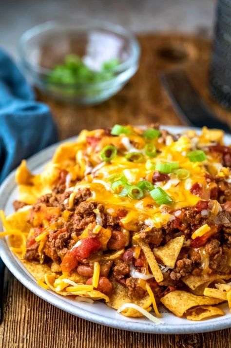 Chili Frito Pie, Chili Frito, Frito Pie Recipe, Frito Chili, Frito Chili Pie, Instant Pot Chili, Frito Pie, Instant Pot Pasta Recipe, Cook Dinner