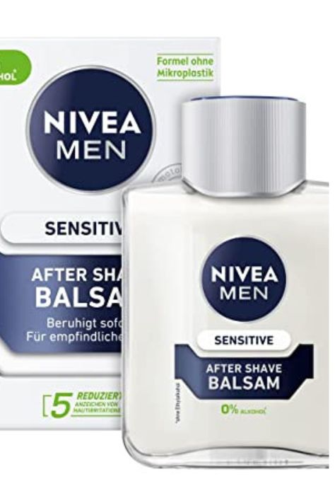 For sensitive skin - With the gentle formula without alcohol* (ethyl alcohol), the after shave balm soothes the skin and nourishes with chamomile and vitamin E.
REDUCES SKIN IRRITATION - The 5 signs of skin irritation are relieved by aftershave: burning, redness, dryness, tension and itching.
Moisturises – The soothing Nivea Men After Shave Lotion provides long-lasting and intense moisture and thus ensures particularly gentle skin. Nivea Men, After Shave Balm, After Shave, Vitamin E, Shaving, The Balm, Vitamins, Health And Beauty, The 100