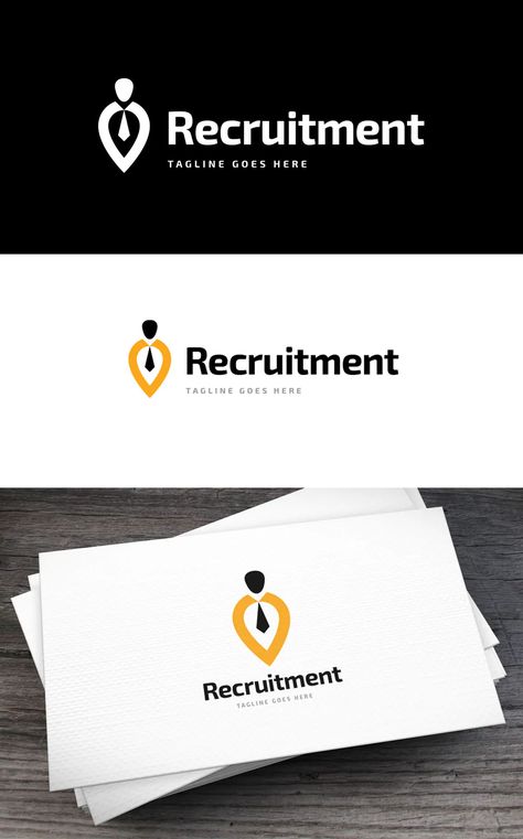 Recruitment Logo Template. AI, EPS. 100% vector. Recruitment Company Logo, Recruitment Logo Design, Recruitment Logo, Job Logo, Software Logo, Advertising Logo, Recruitment Company, Logo Desing, Startup Logo