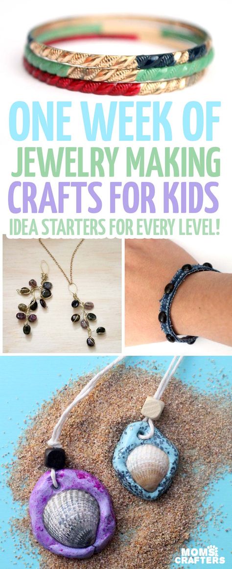 I hope you enjoy this one week of jewelry making crafts for kids - tons of jewelry making ideas for beginners and idea starters for jewelry crafters on any level = including beginners! Easy Jewelry Making Ideas, Jewelry Making Ideas, Gemstone Brooch, Easy Jewelry, Easy Arts And Crafts, Jewerly Making, Making Crafts, Make Your Own Jewelry, Jewelry Making Tutorials