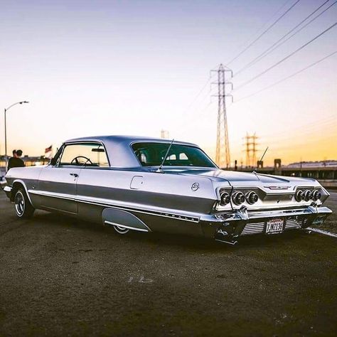 63 Chevy Impala, 1963 Impala, 63 Impala, 1963 Chevy Impala, 64 Impala, Estilo Cholo, Impala Ss, Lowrider Cars, Low Riders