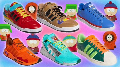 South Park Shoes, North Face Nuptse Jacket, South Park Creators, Air Max 97s, New Sneaker Releases, Kyle South Park, Trey Parker, Kenny South Park, Matt Stone