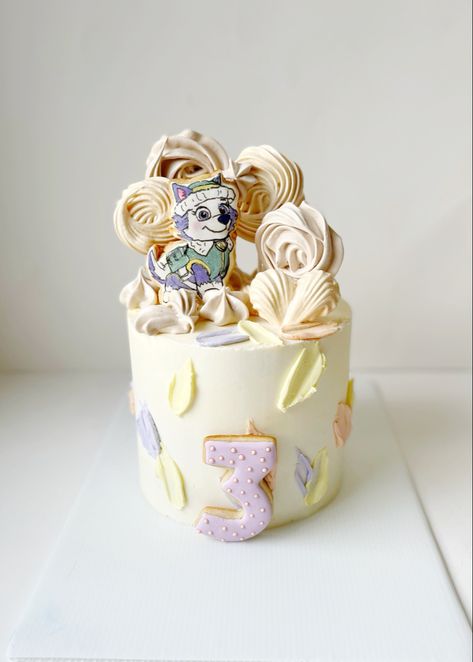 Cake Paw Patrol, Paw Patrol Everest, Butterfly Garden Party, Everest Paw Patrol, Paw Patrol Birthday Party, Paw Patrol Party, Paw Patrol Birthday, Paw Patrol, 3rd Birthday