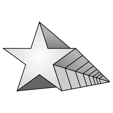 You can Learn how to draw 3D Star Shape with simple drawing tutorials step by step. All free for beginners on EasyDrawEverythingdotcom Star 3d Drawing, 3d Star Drawing, Drawing Tutorials Step By Step, Sushi Drawing, How To Draw Sans, Coffee Cup Drawing, Star Drawing, How To Draw 3d, Penrose Triangle