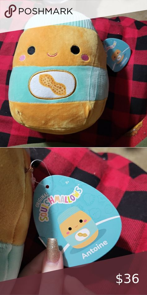 Peanut butter squishmallow Look Here, Make Me Happy, How Can, Stuffed Animals, Cute Clothes, Peanut Butter, Peanut, Dream Home, Butter